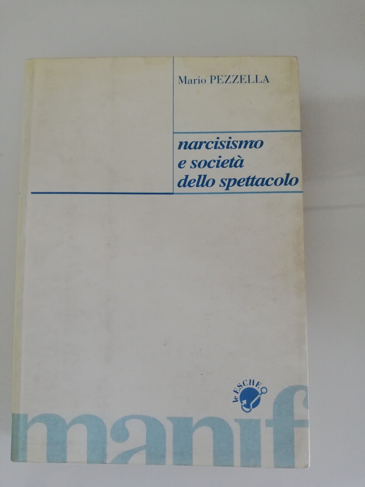 Narcisismo e società dello spettacolo, Mario Pezzella, 1996, ManifestoLibri