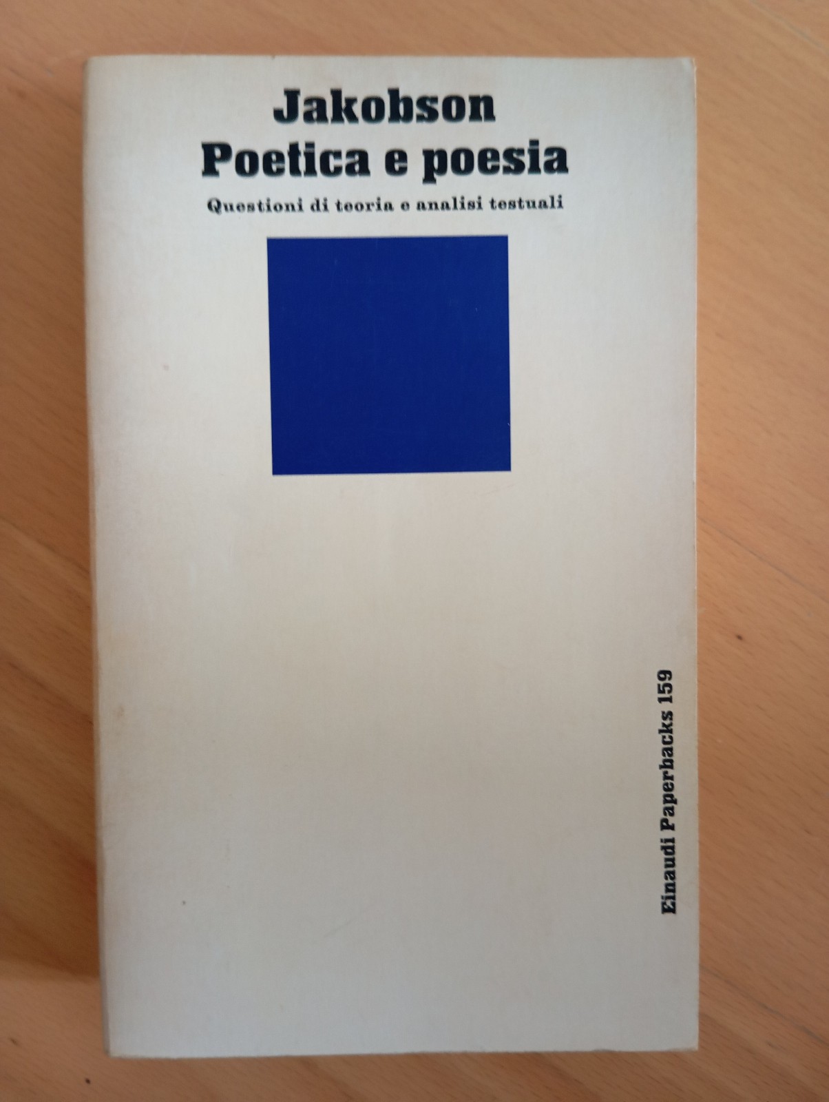 Poetica e poesia, Roman Jakobson, Einaudi, 1985
