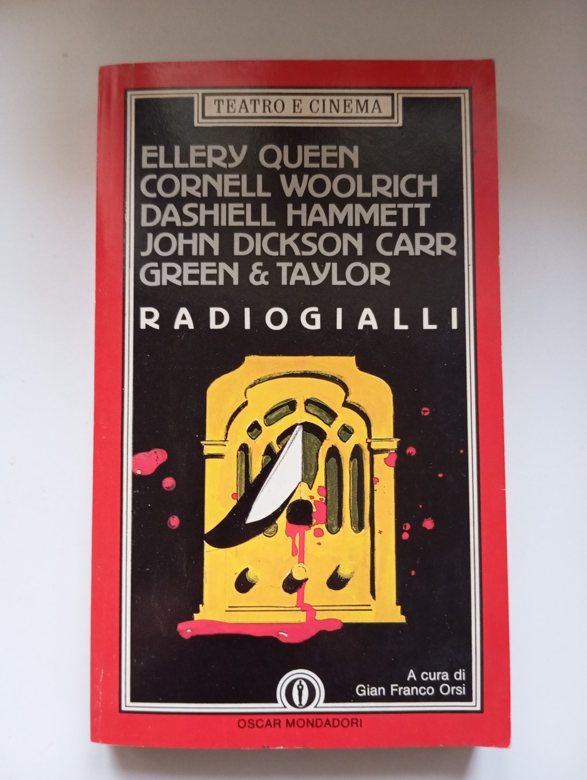 Radiogialli, Ellery Queen D. Hammett, G. F. Orsi, Mondadori 1989 …