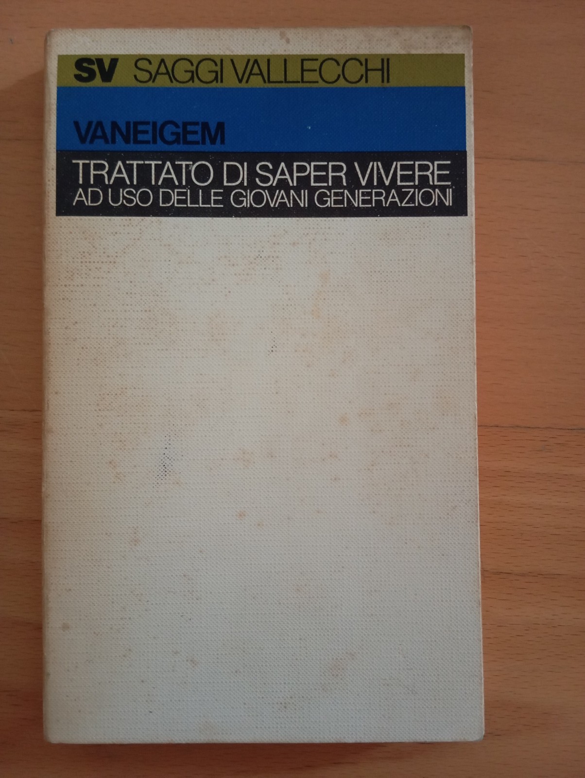 Raoul Vaneigem, Trattato di saper vivere, Vallecchi 1973, Situazionismo