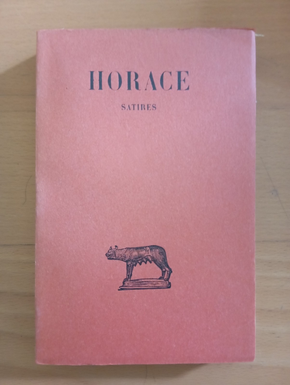 Satires, Horace, Francoise Villeneuve, Les Belles Lettres, 1969