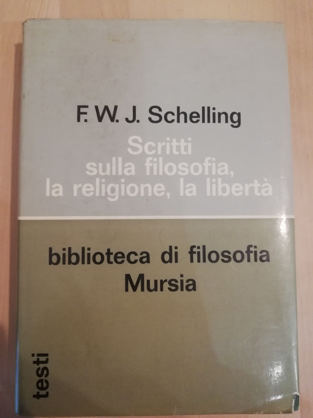 Scritti sulla filosofia la religione la libertà, F. W. J. …