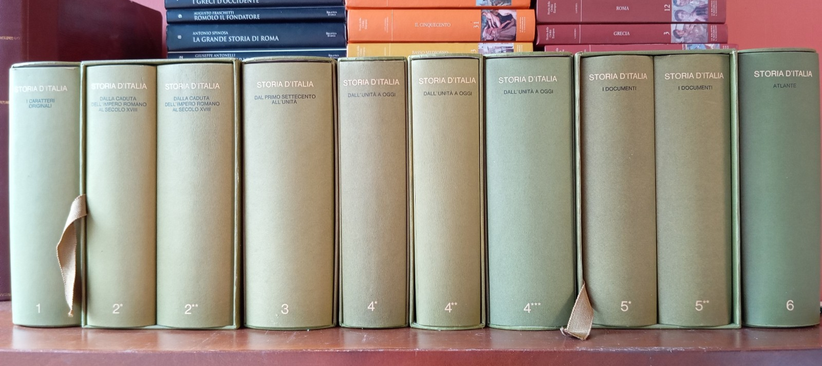 Storia d'Italia Einaudi completa, Romano Vivanti, 6 volumi 10 tomi, …