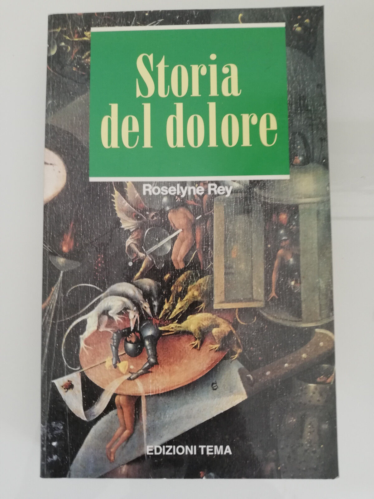 Storia del dolore, Roselyne Rey, 1998, Edizioni Tema, Fuori catalogo