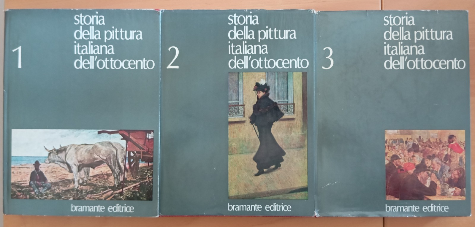 Storia della pittura italiana dell'Ottocento, tre volumi, Bramante Editrice 1975