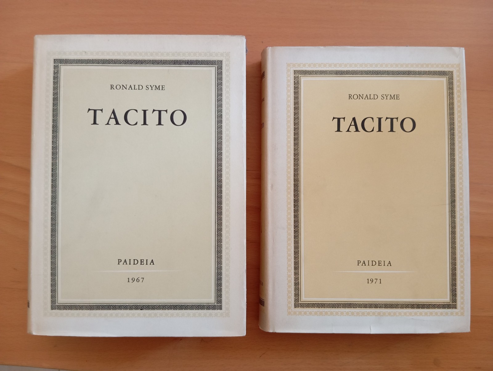 Tacito, Ronald Syme, due volumi, Paideia, 1967, 1971