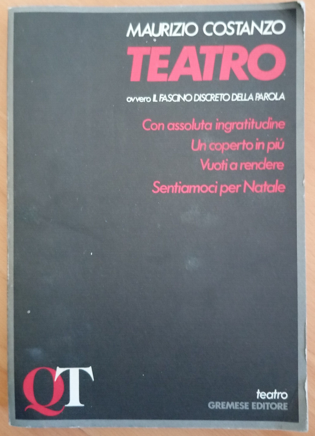 Teatro, Maurizio Coatanzo, Gremese Editore, 1990