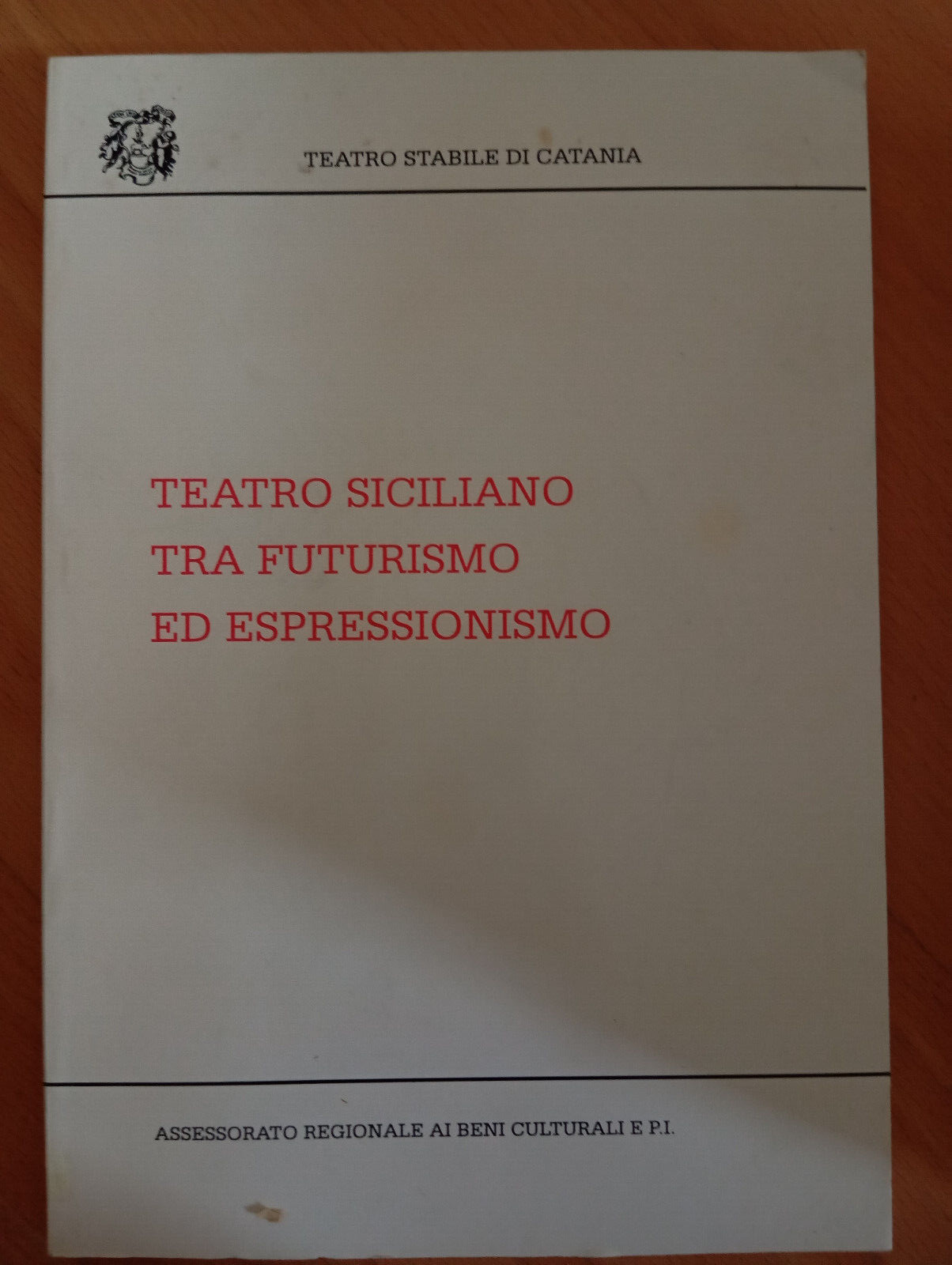 Teatro siciliano tra futurismo ed espressionismo, Teatro stabile di Catania …