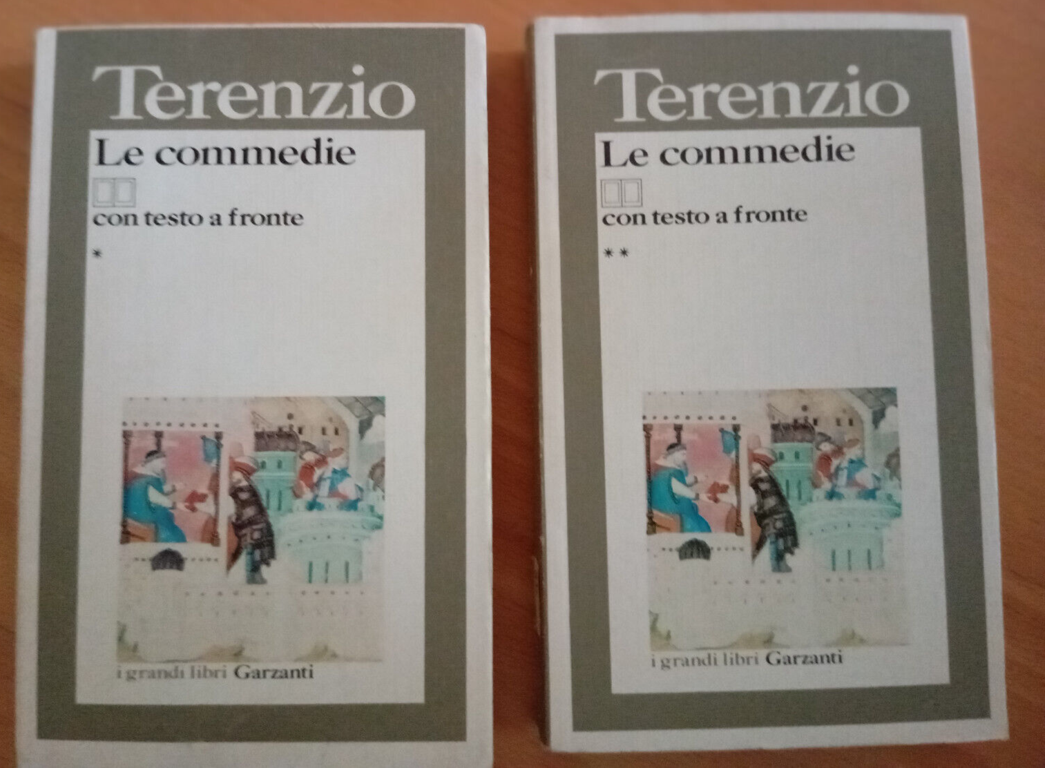 Terenzio, Le commedie, due volumi, Garzanti, 1989