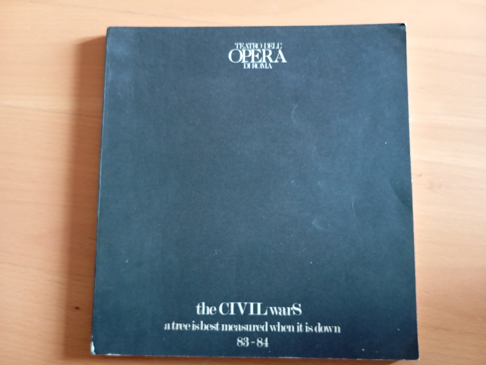 The civil wars, Teatro dell'opera di Roma, Philip Morris, 1984