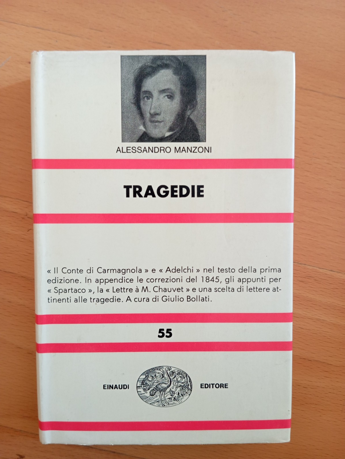 Tragedie, Alessandro Manzoni, Einaudi NUE, 1973