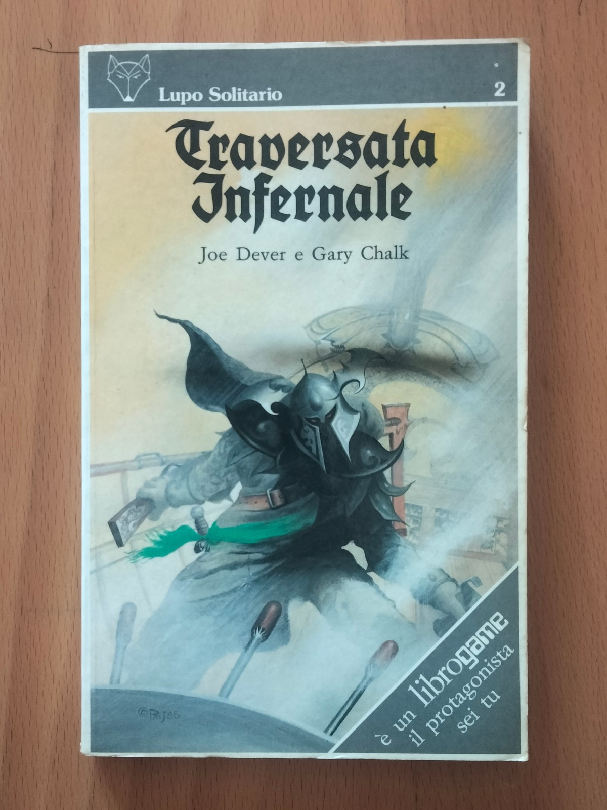 Traversata infernale, Dever - Chalk, LibroGame, 1985