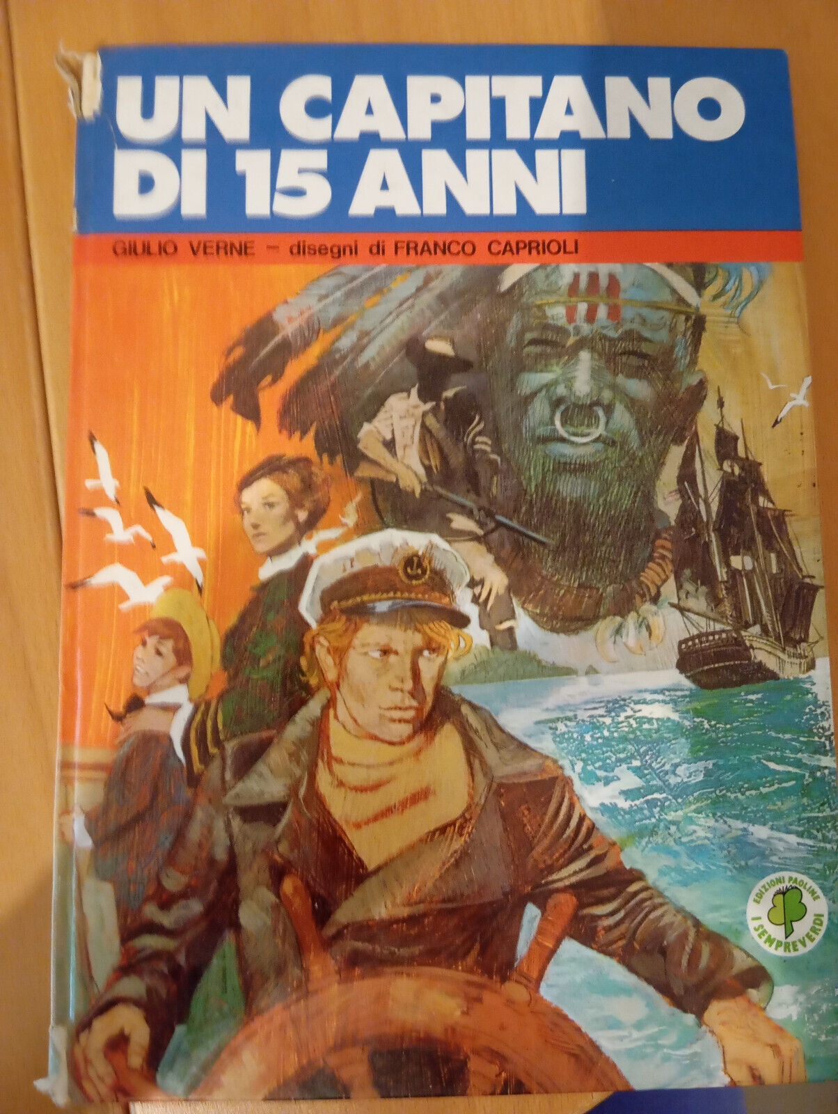 Un capitano di 15 anni, Famiglia Cristiana, 1975, a fumetti …