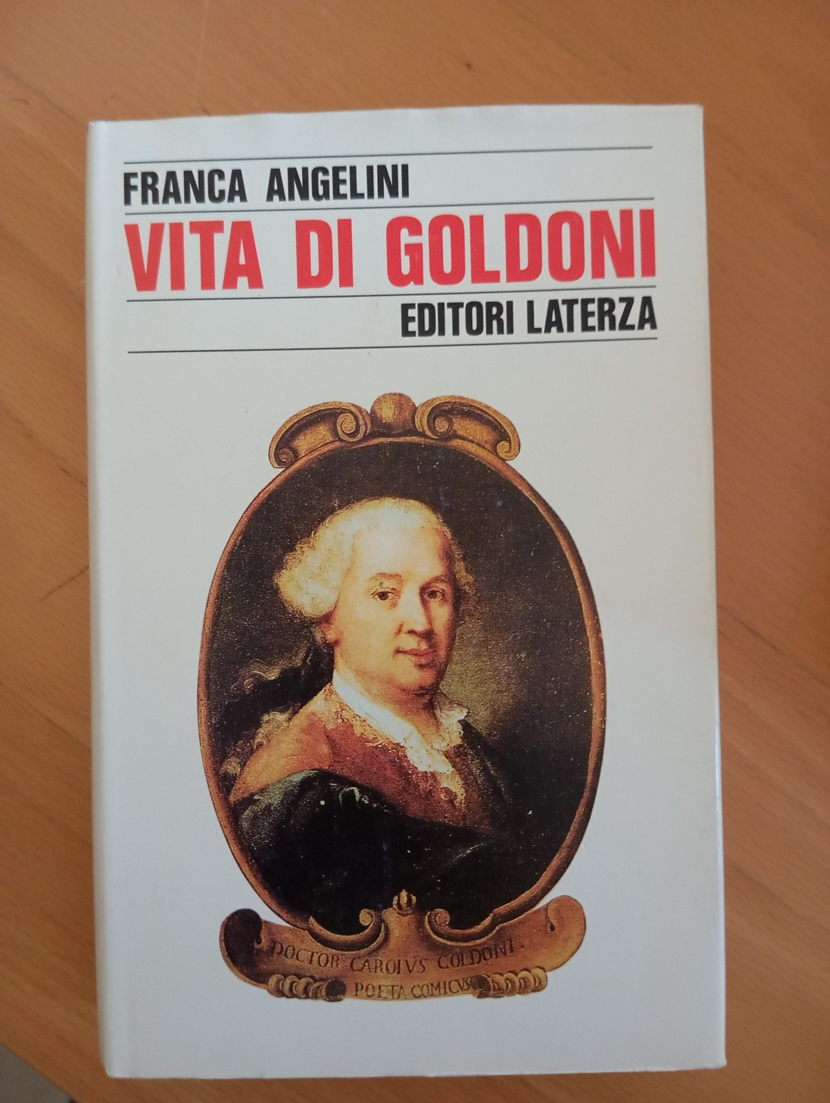 Vita di Goldoni, Franca Angelini, Laterza, 1993