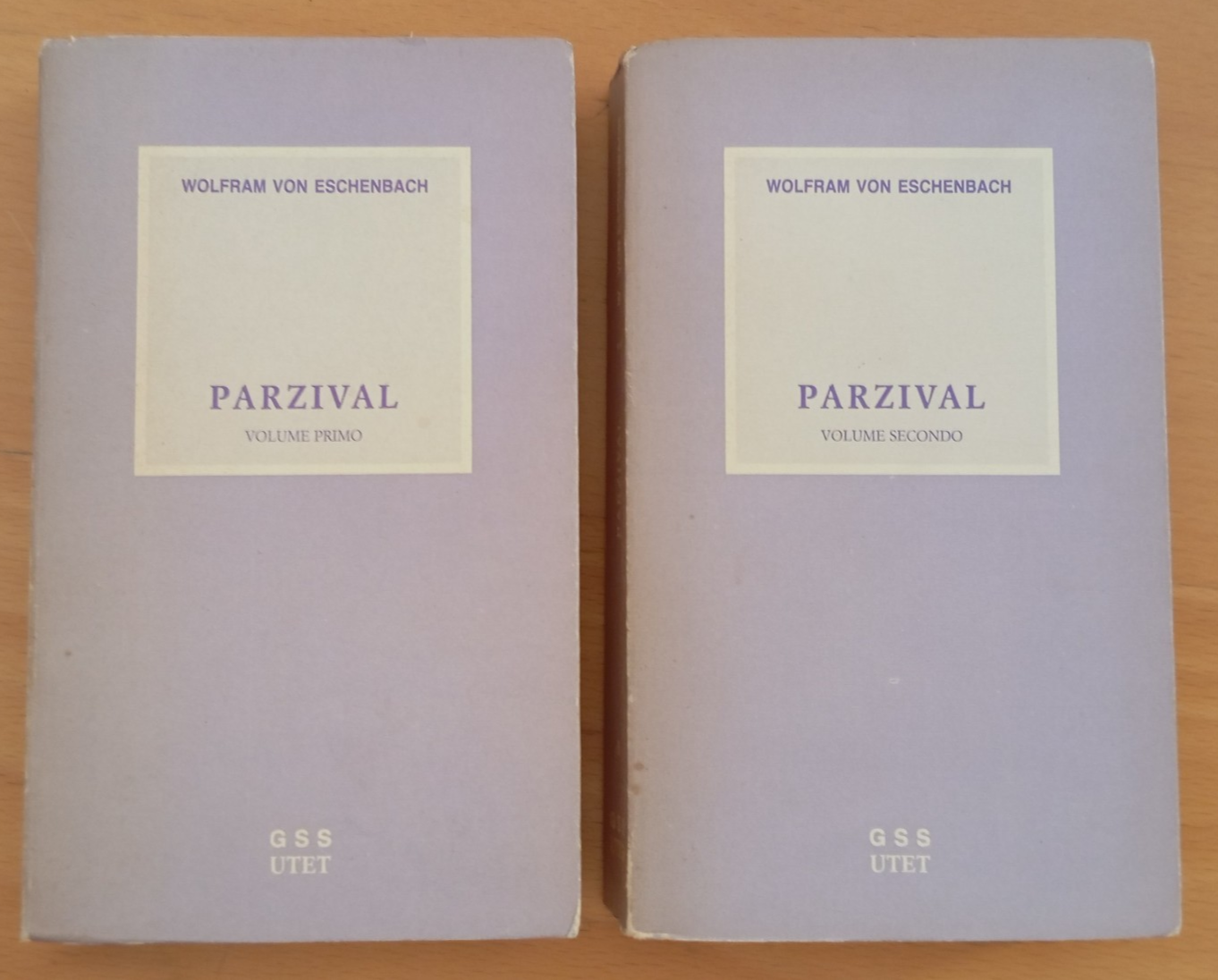 Wolfram von Eschenbach, Parzival, UTET 1981, 2 volumi, Mancinelli