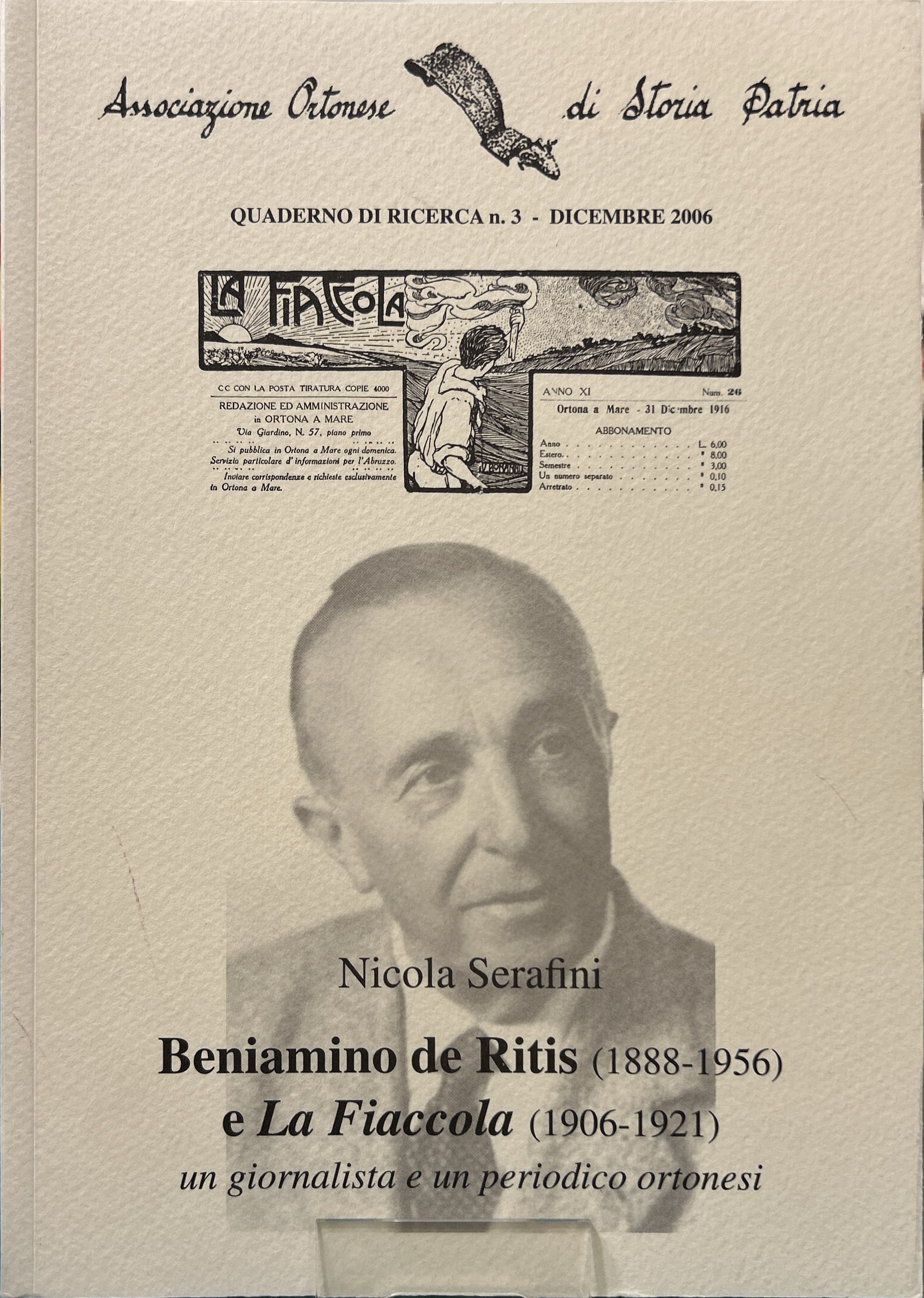 Beniamino De Ritis (1888-1956) e La Fiaccola (1906-1921) - un …