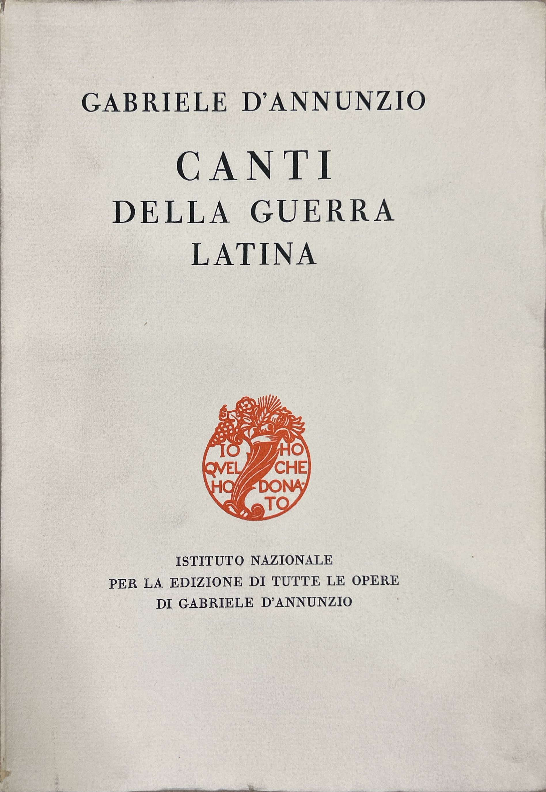 Canti della guerra latina