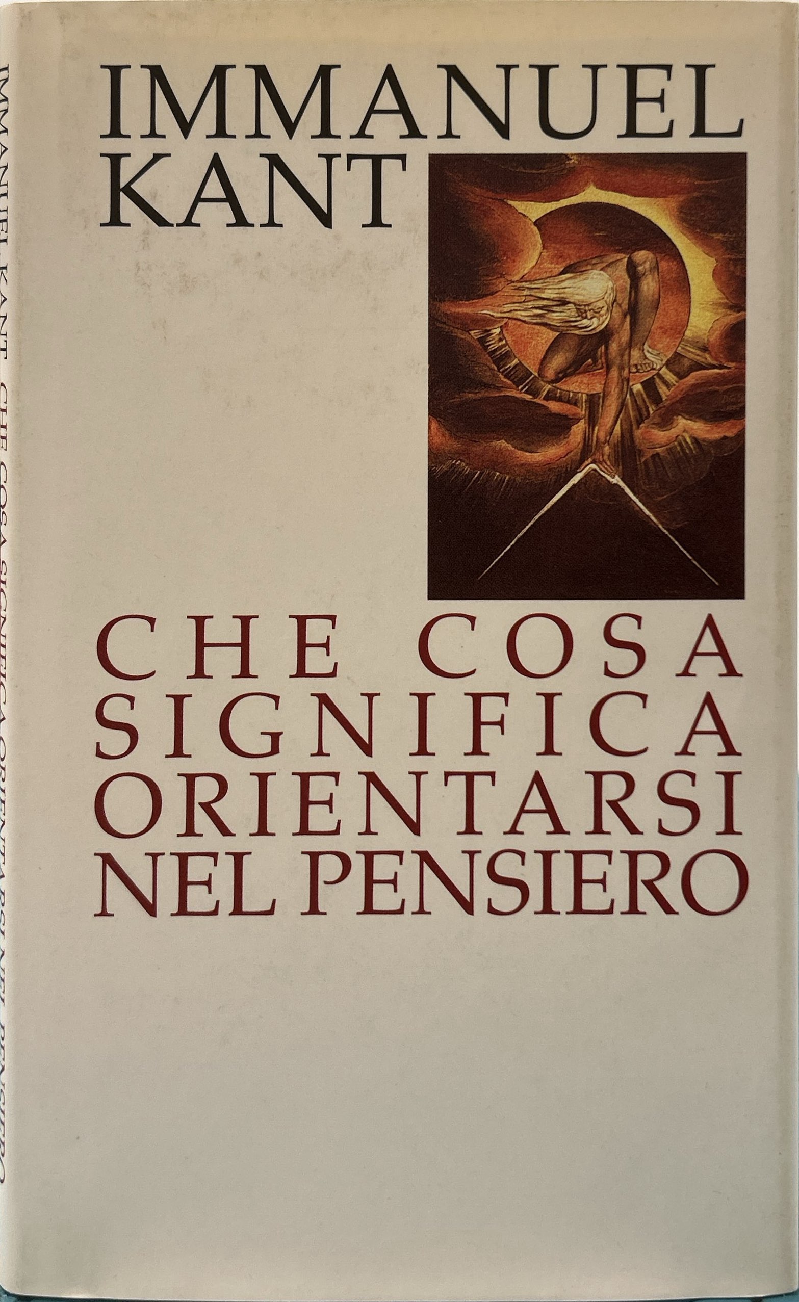 Che cosa significa orientarsi nel pensiero