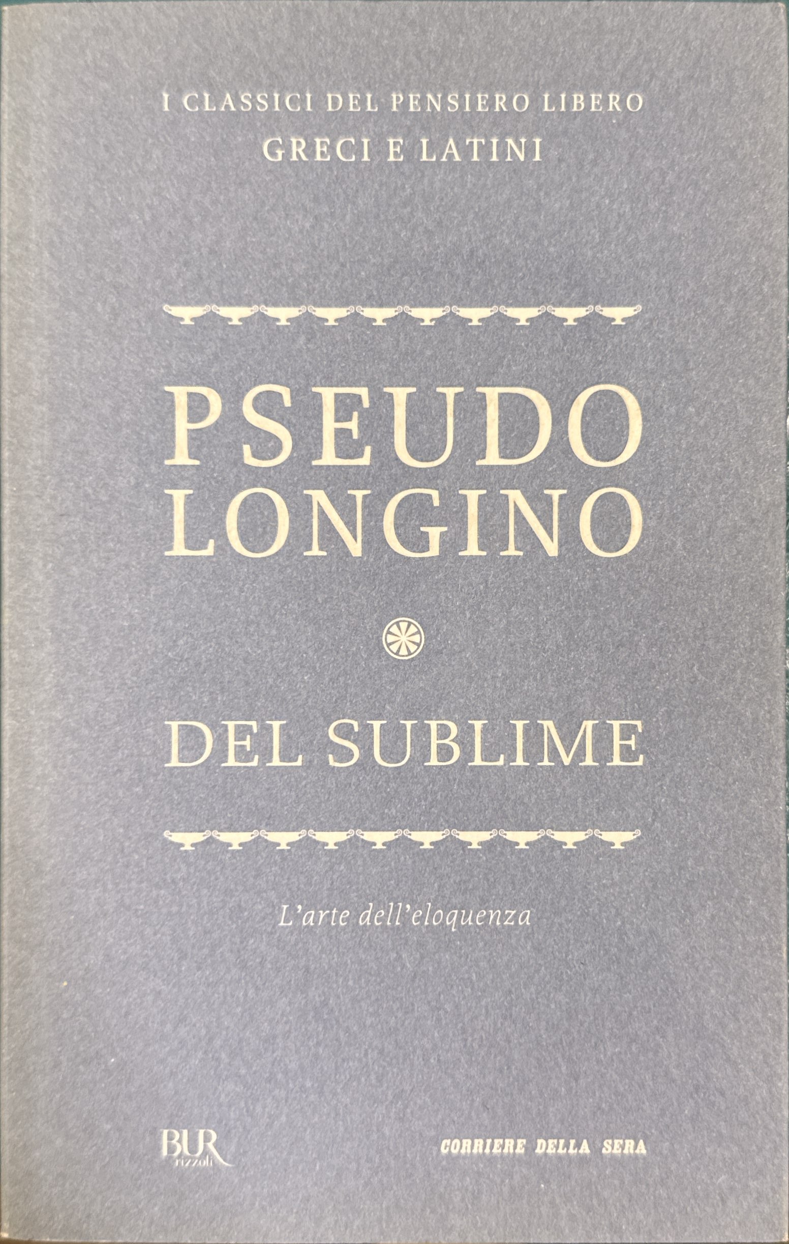 Del sublime [L'arte dell'eloquenza]