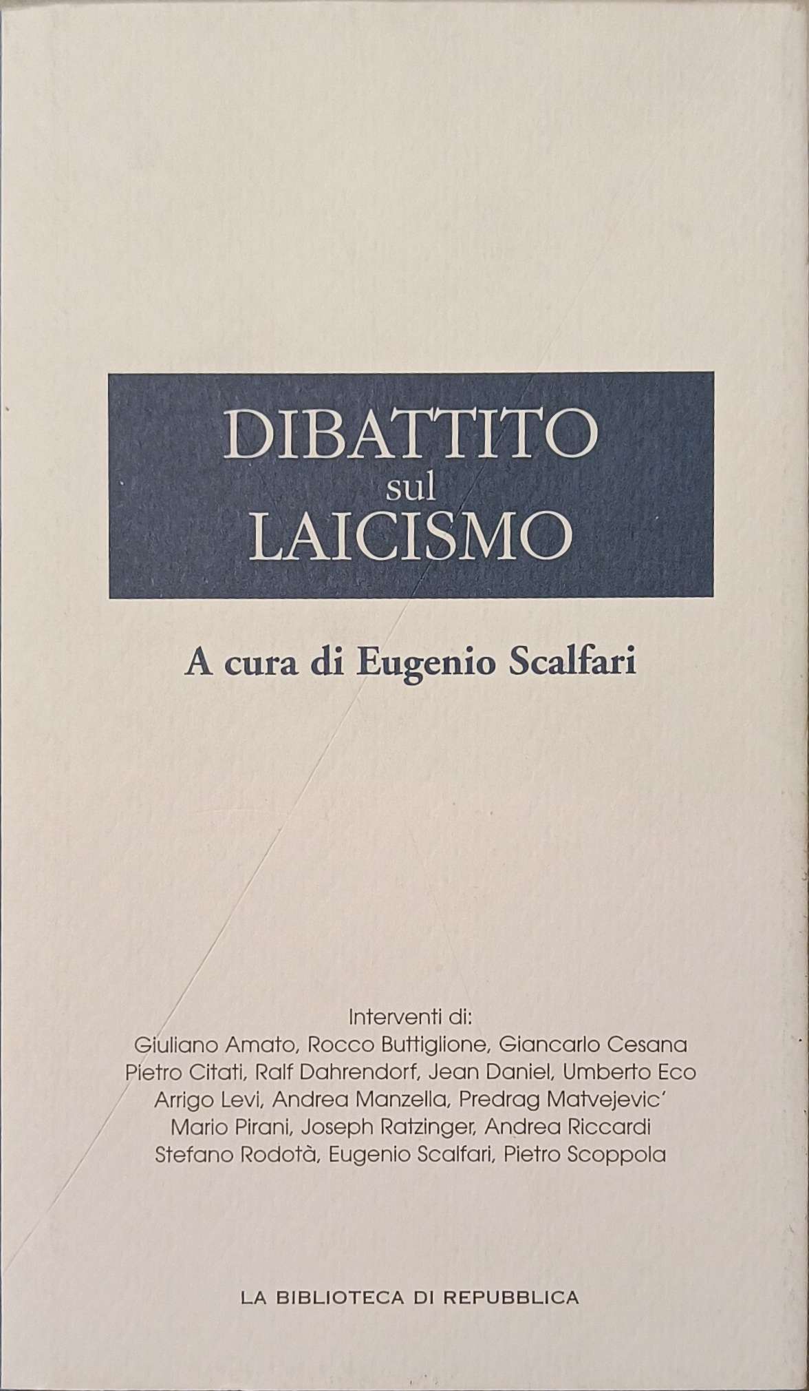 Dibattito sul laicismo