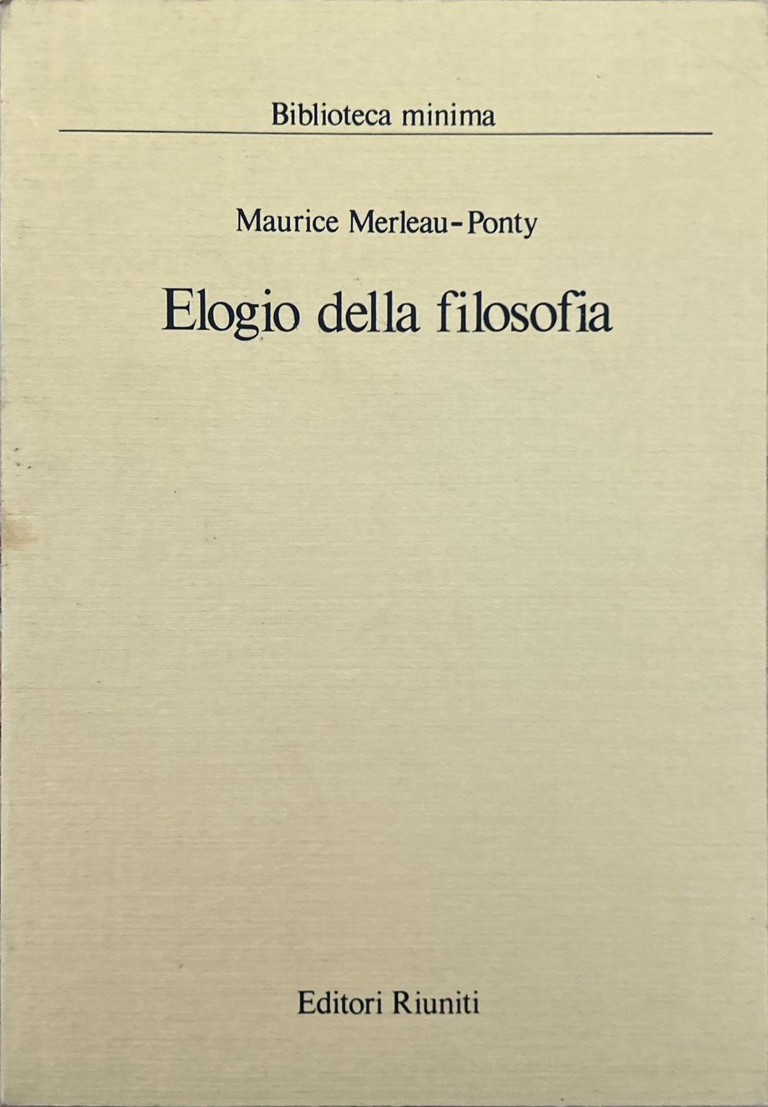 Elogio della filosofia
