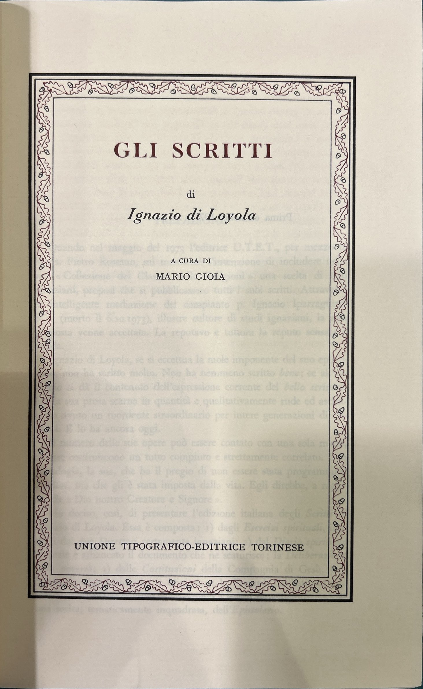 Gli scritti