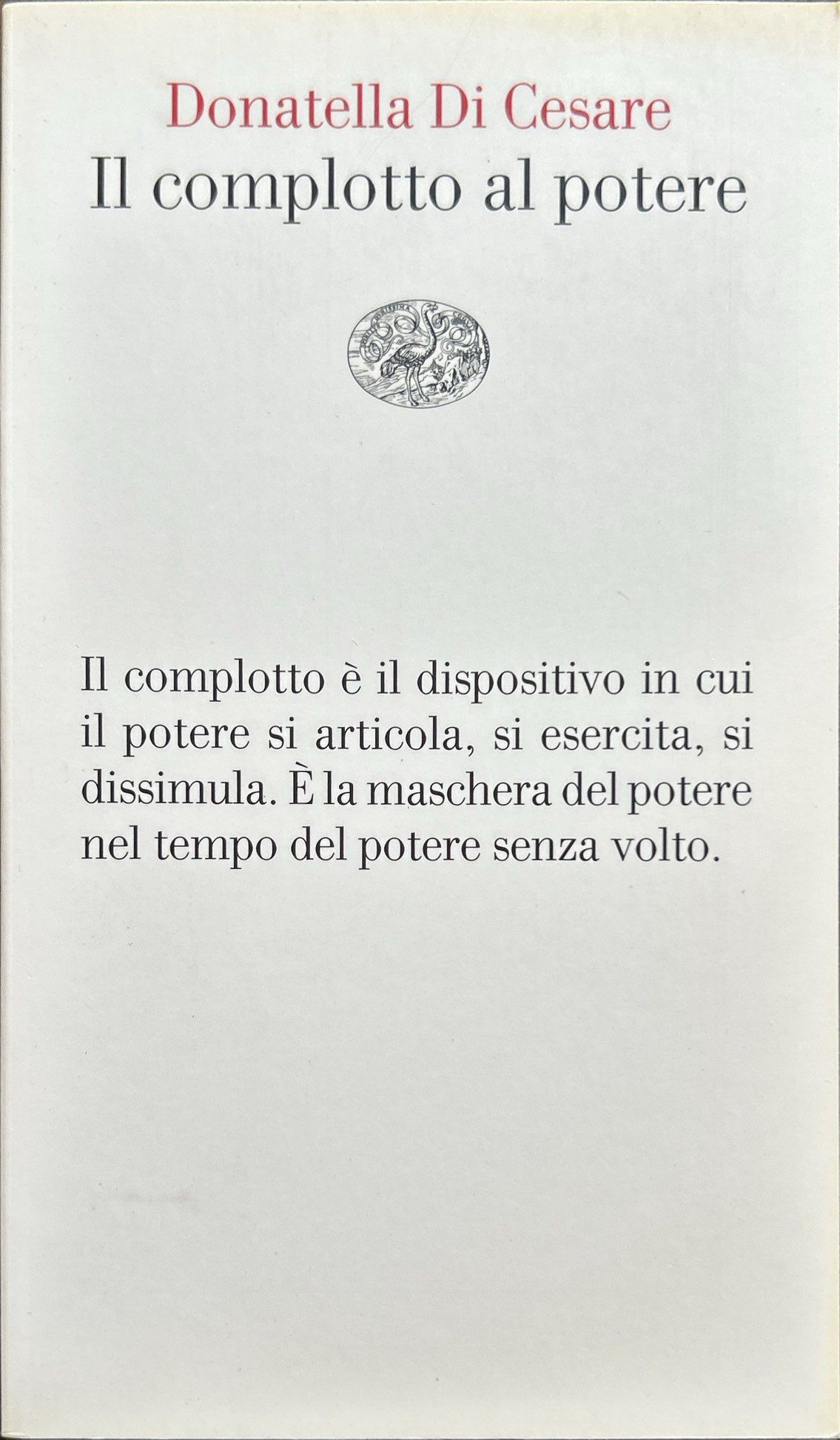Il complotto al potere