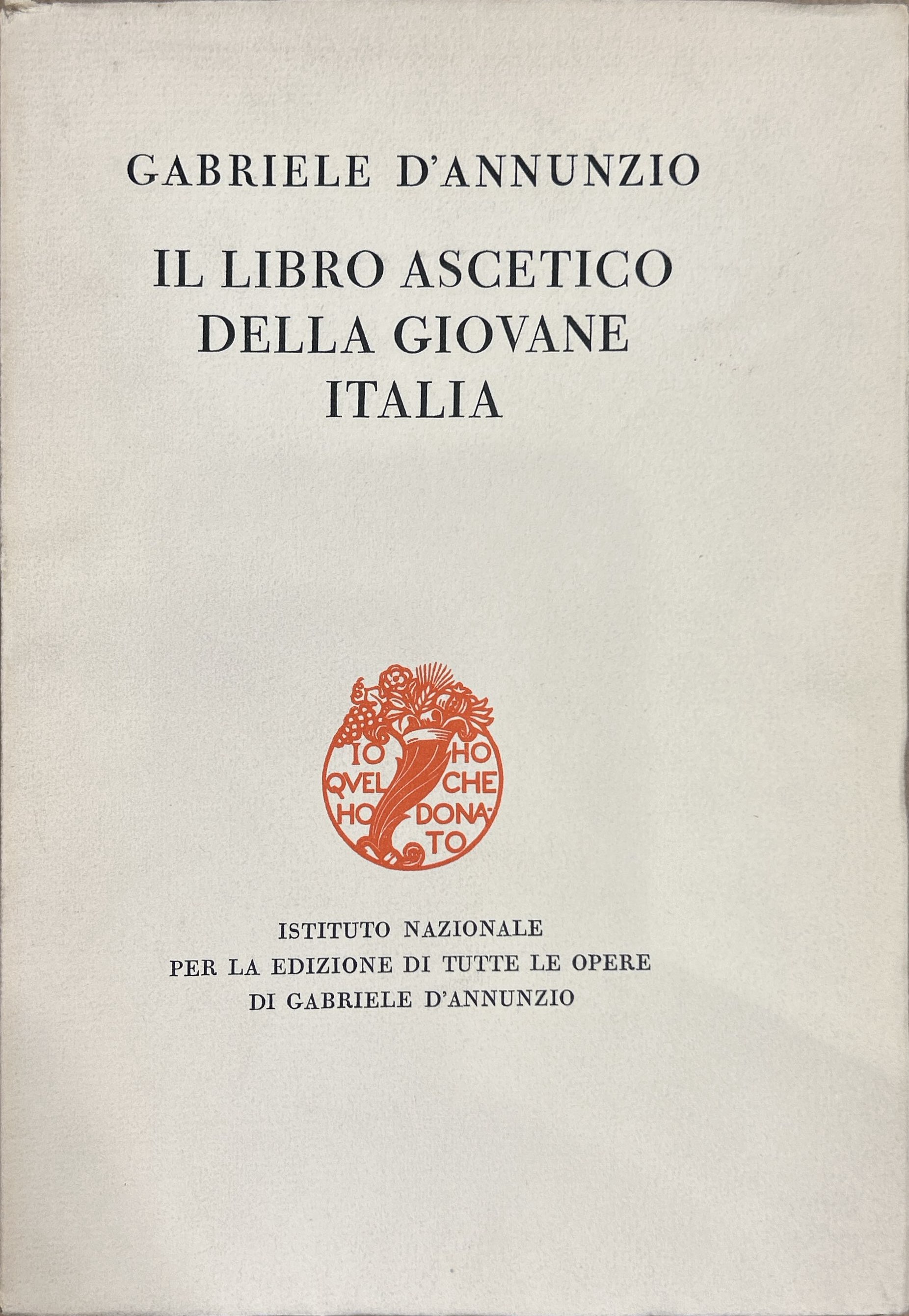 Il libro ascetico della Giovane Italia
