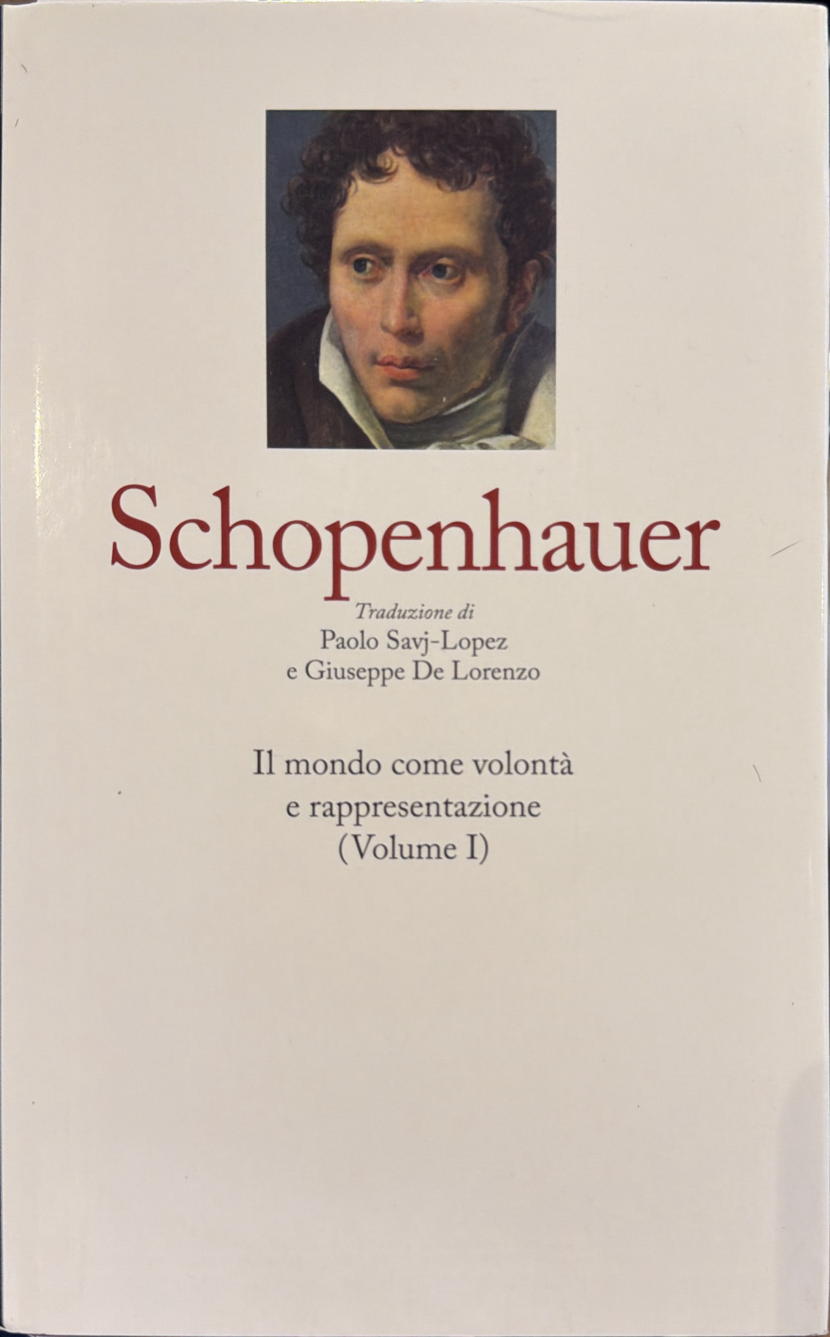 Il mondo come volontà e rappresentazione (Vol. I)