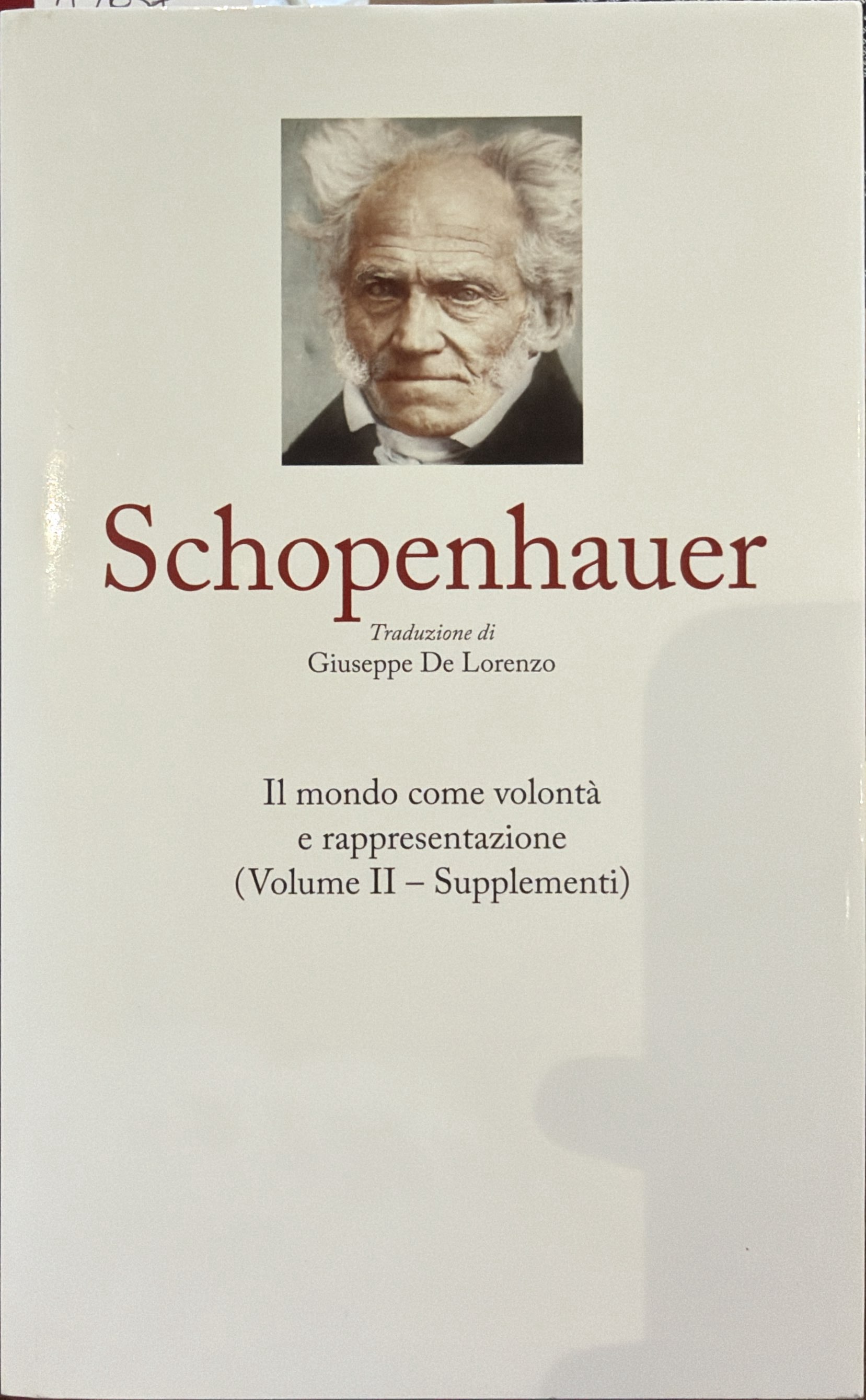 Il mondo come volontà e rappresentazione (Vol. II - Supplementi)