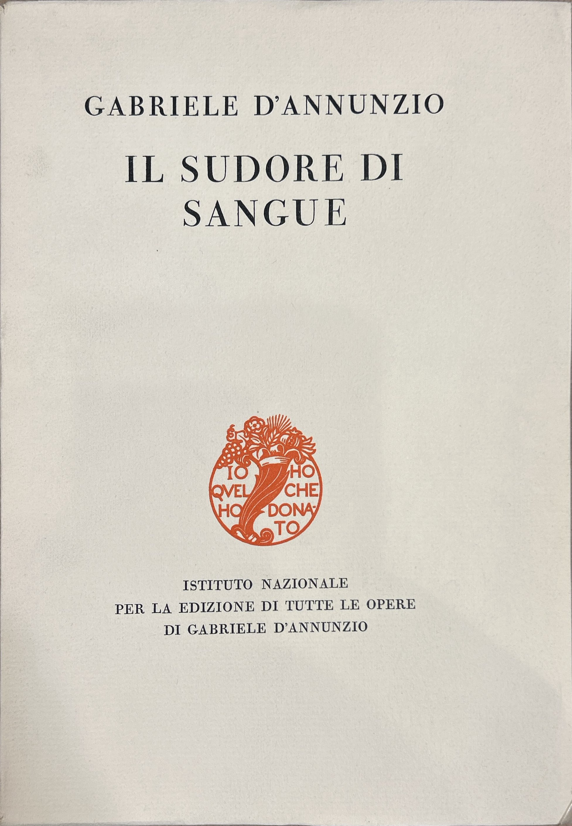 Il sudore di sangue