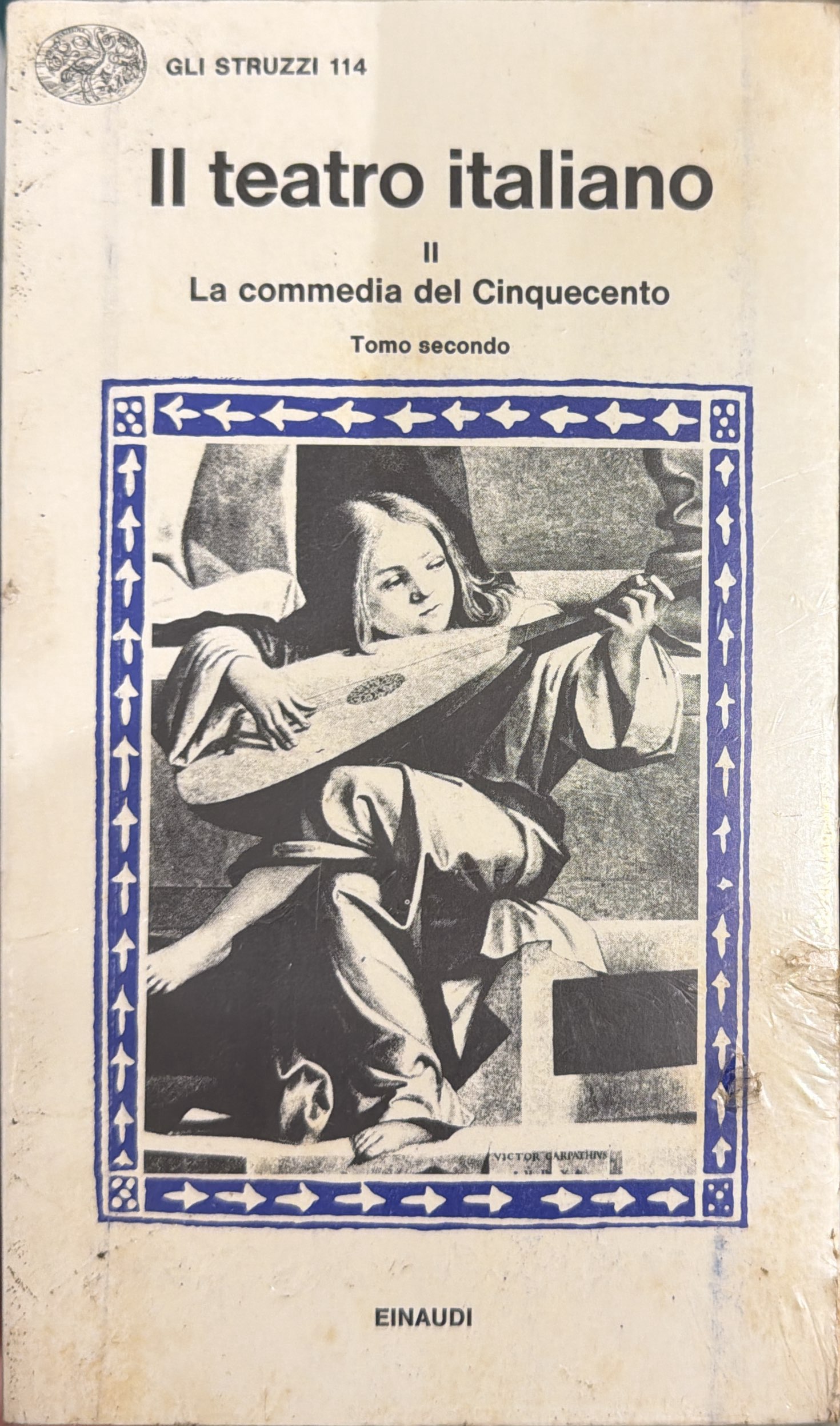 Il teatro italiano II - La commedia del cinquecento - …