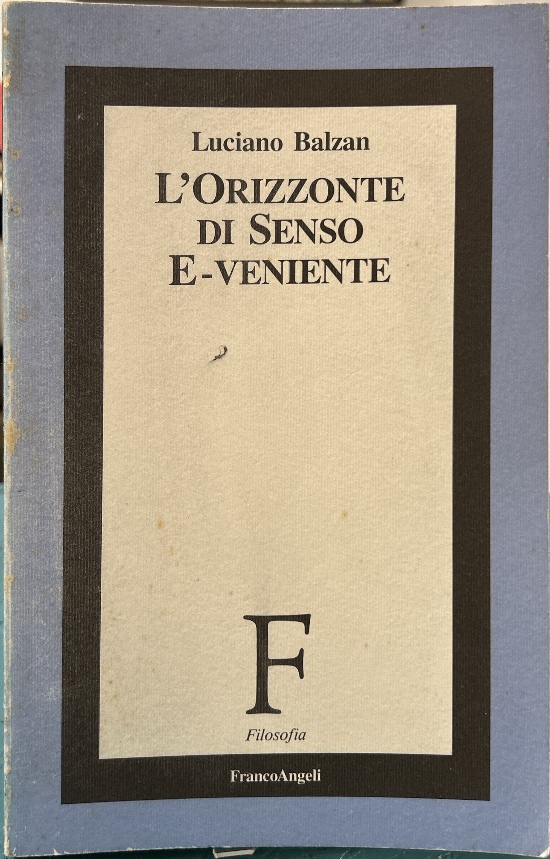 L'orizzonte di senso e-veniente