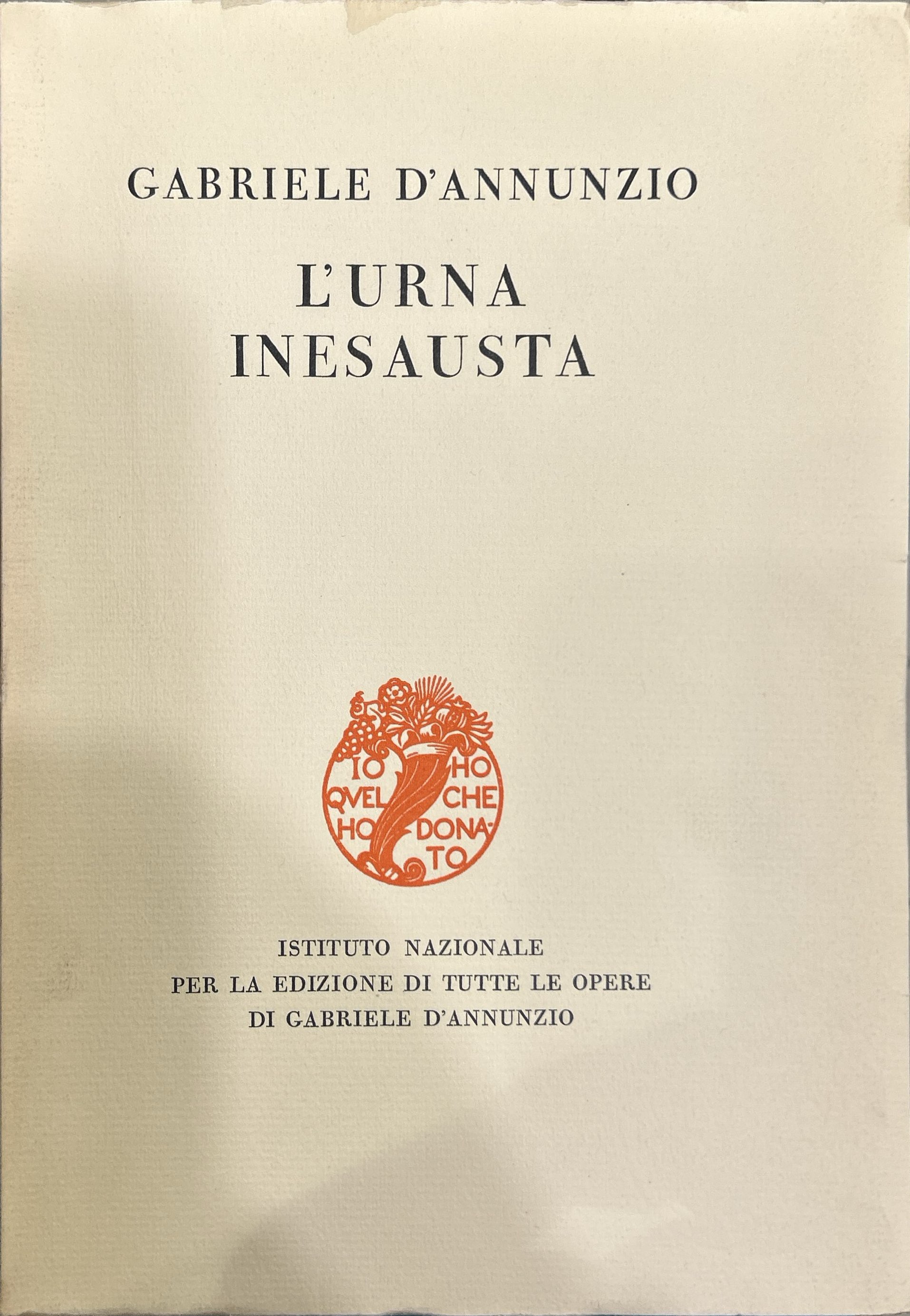 L'urna inesausta