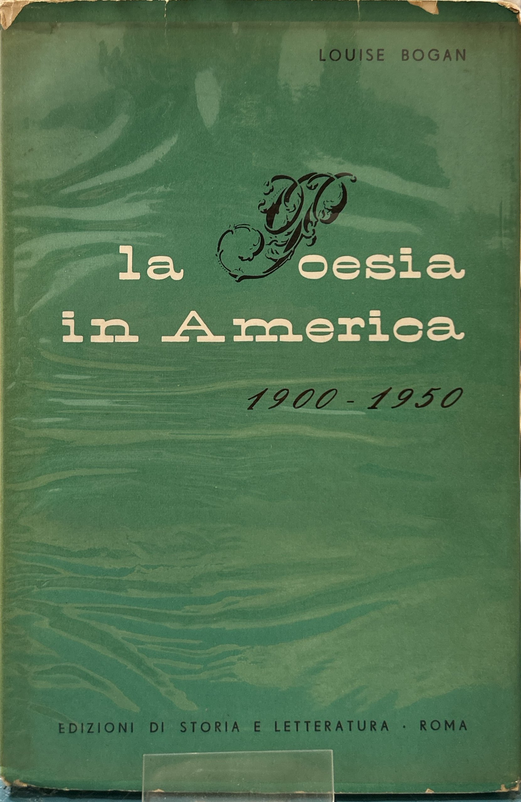 La poesia in America 1900-1950