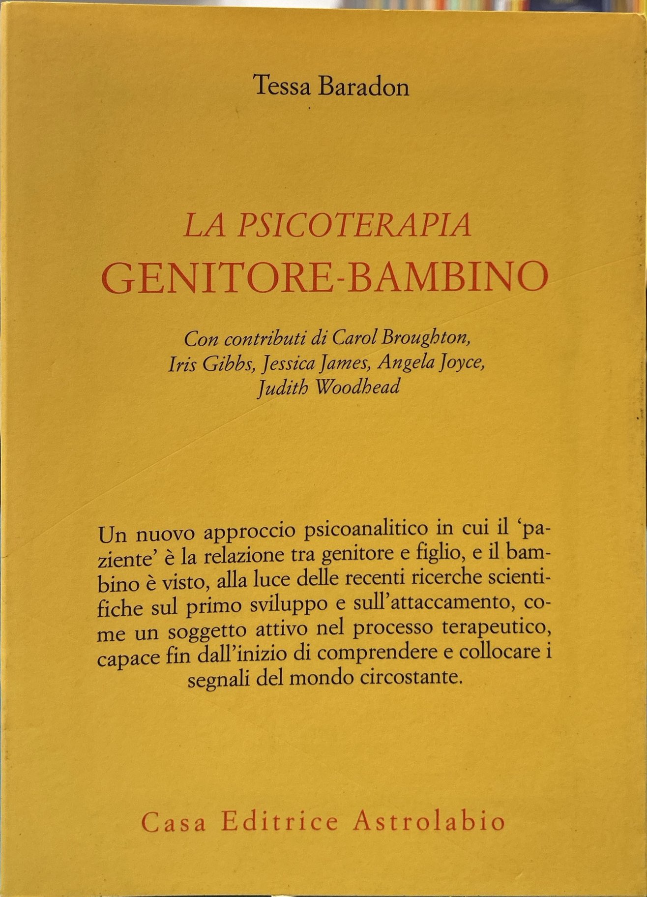 La psicoterapia genitore-bambino