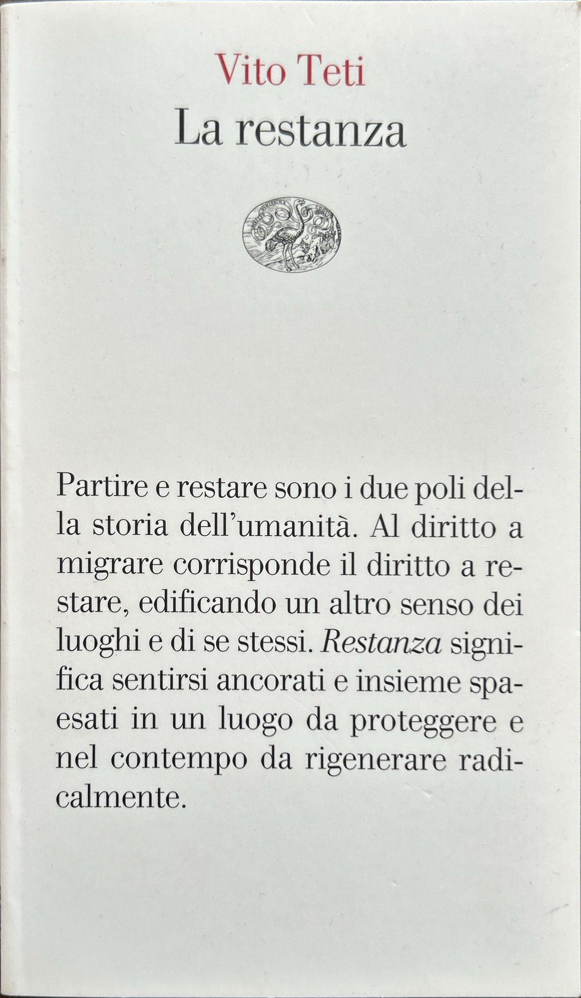 La restanza