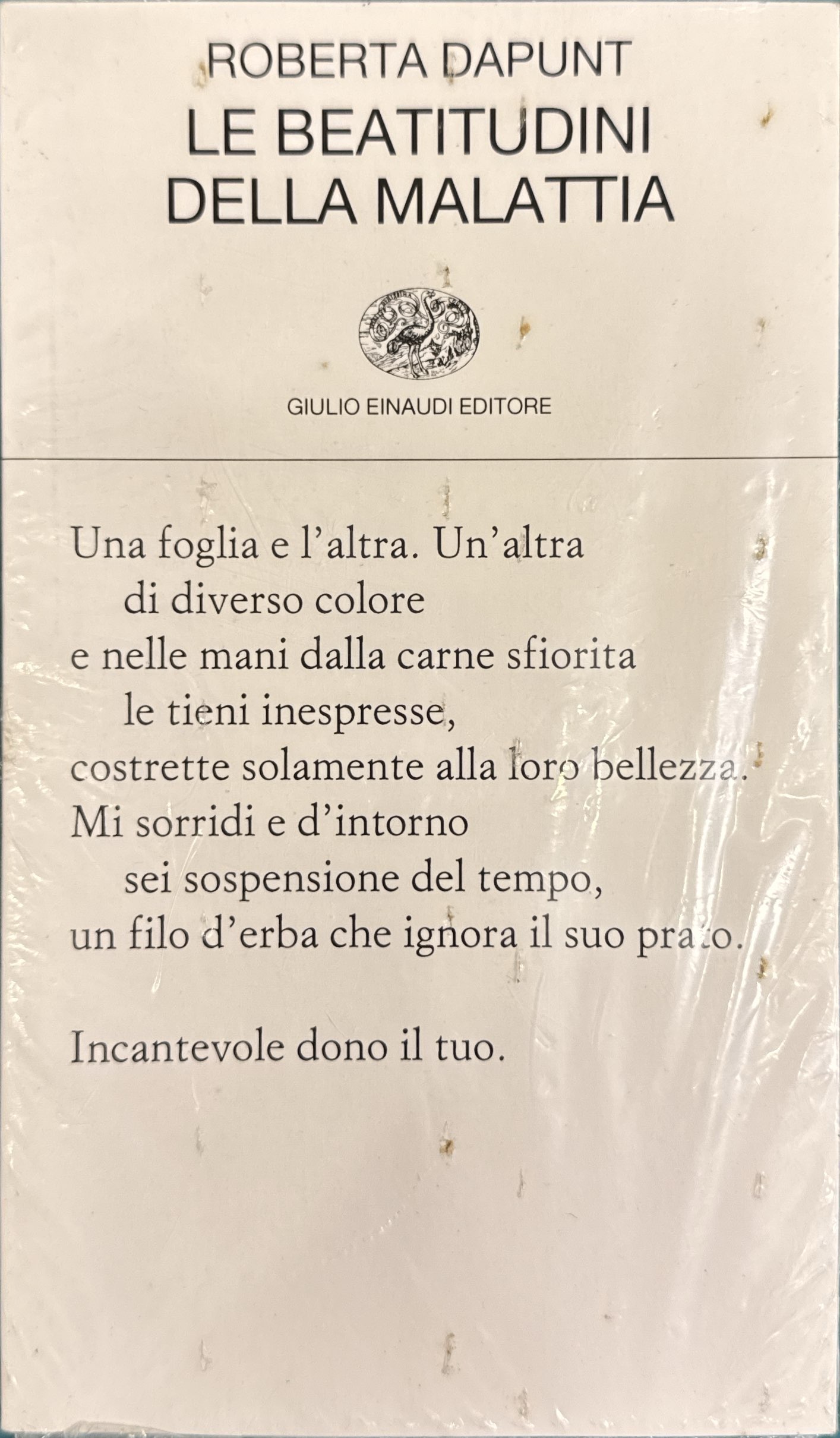 Le beatitudini della malattia