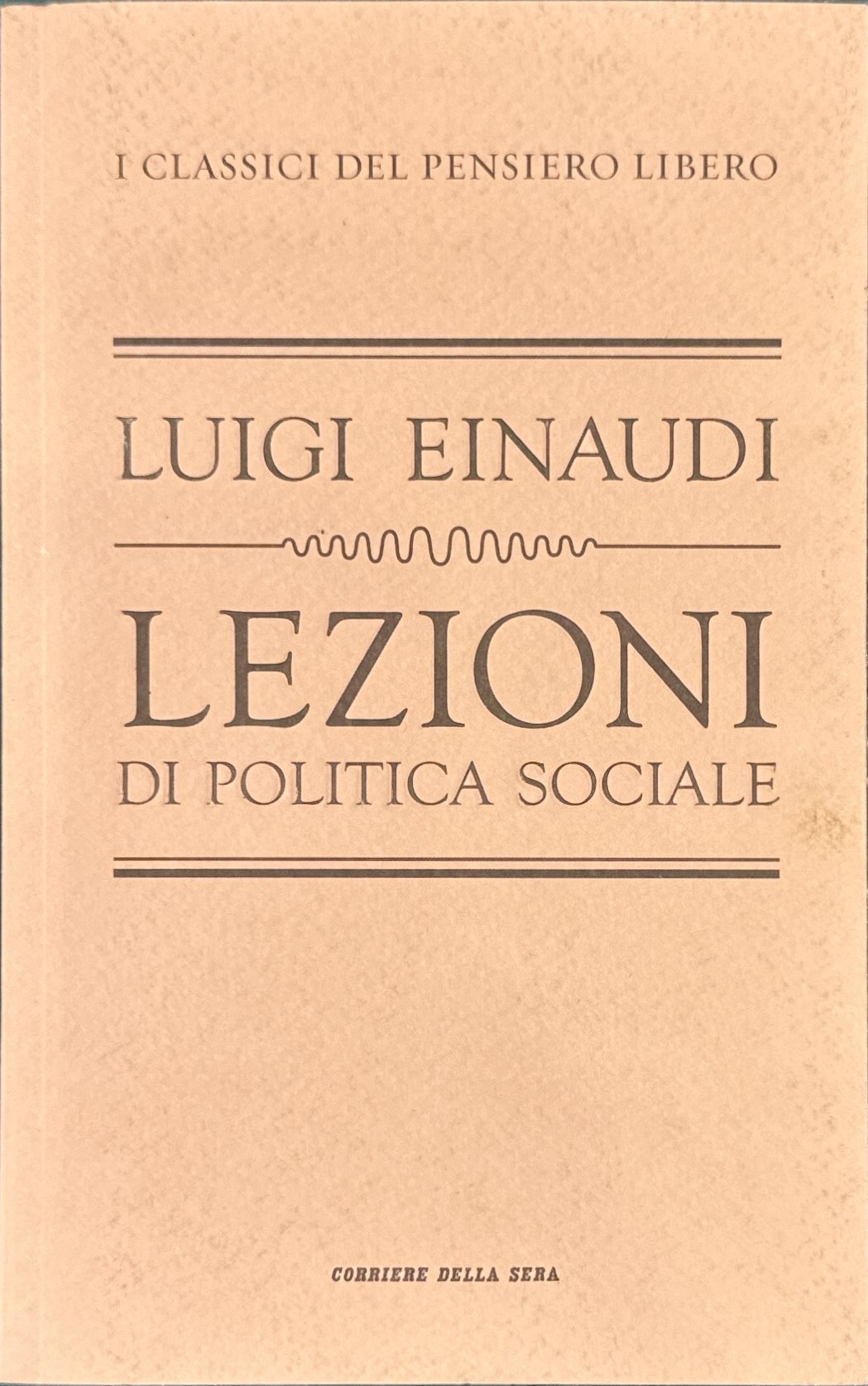 Lezioni di politica sociale