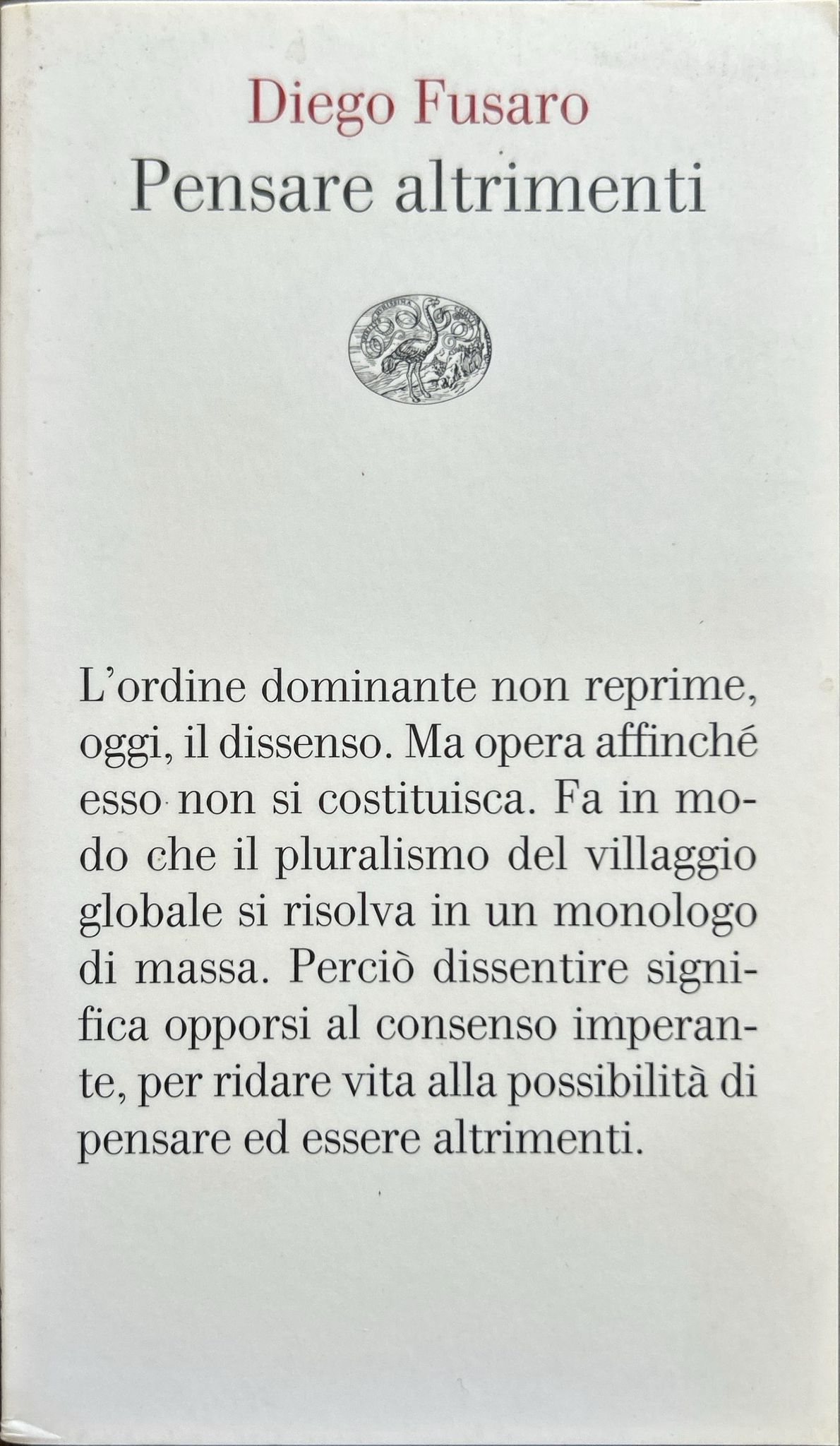 Pensare altrimenti