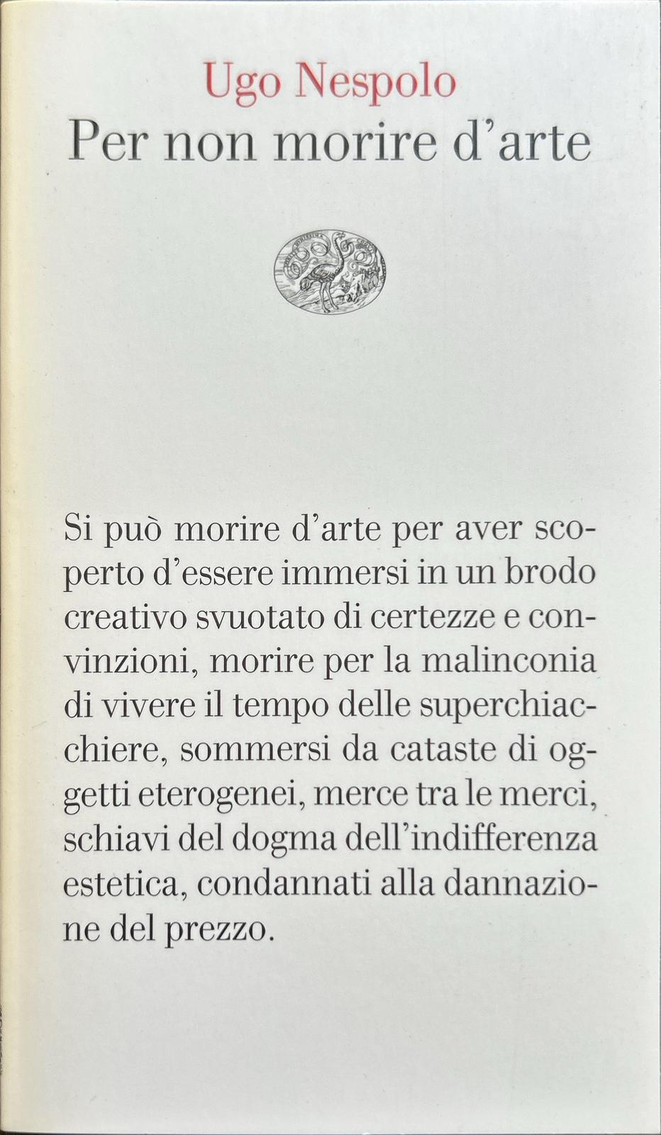 Per non morire d'arte