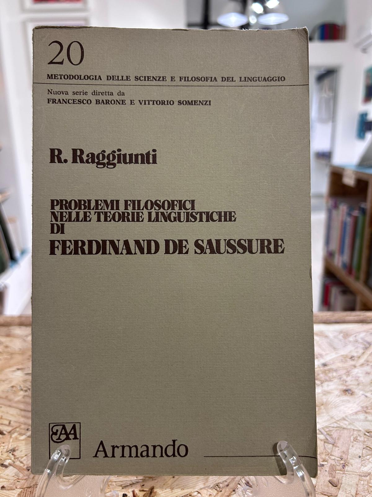 Problemi filosofici nelle teorie linguistiche di Ferdinand De Saussure