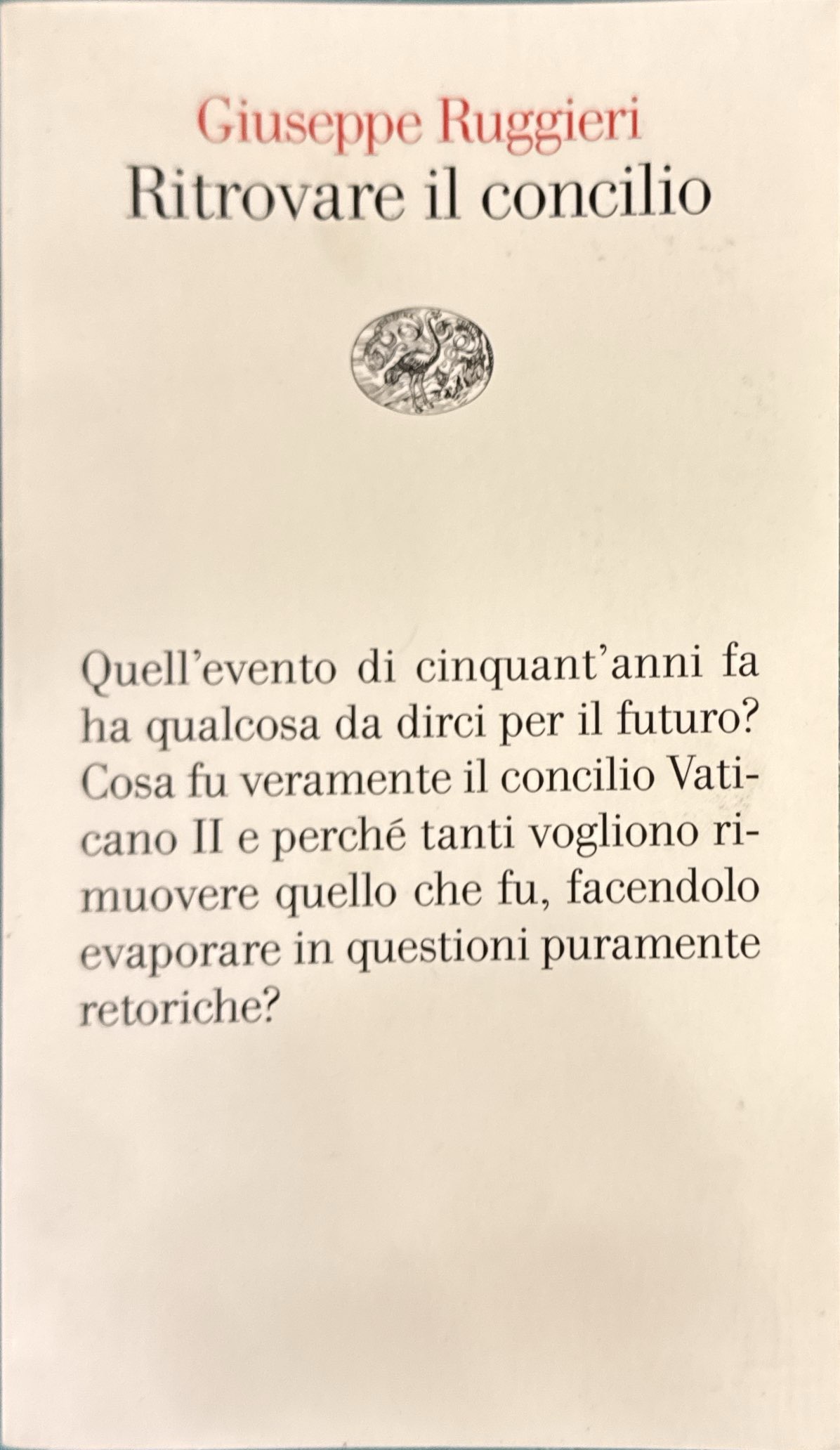 Ritrovare il concilio