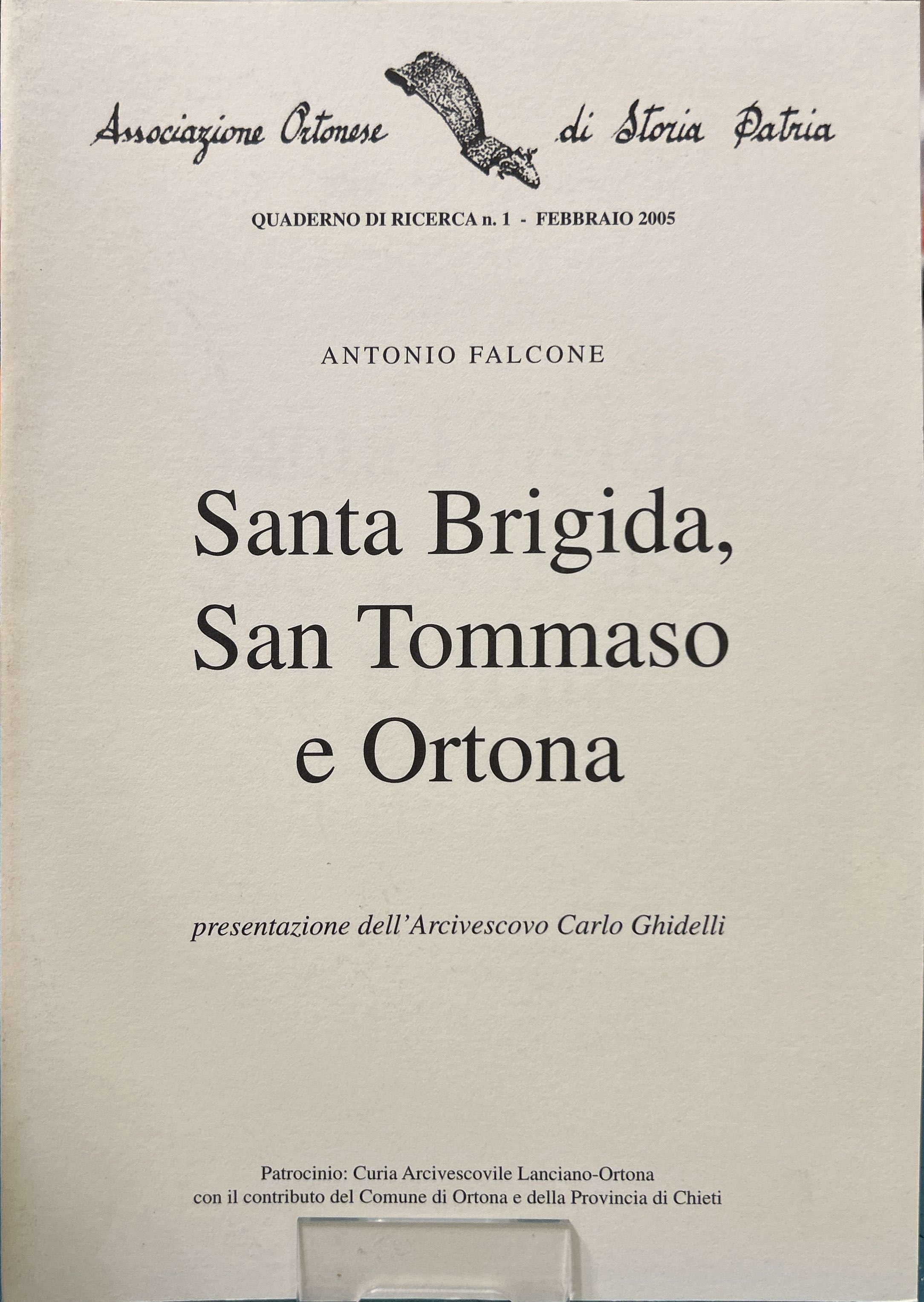 Santa Brigida, San Tommaso e Ortona - presentazione dell'arcivescovo Carlo …