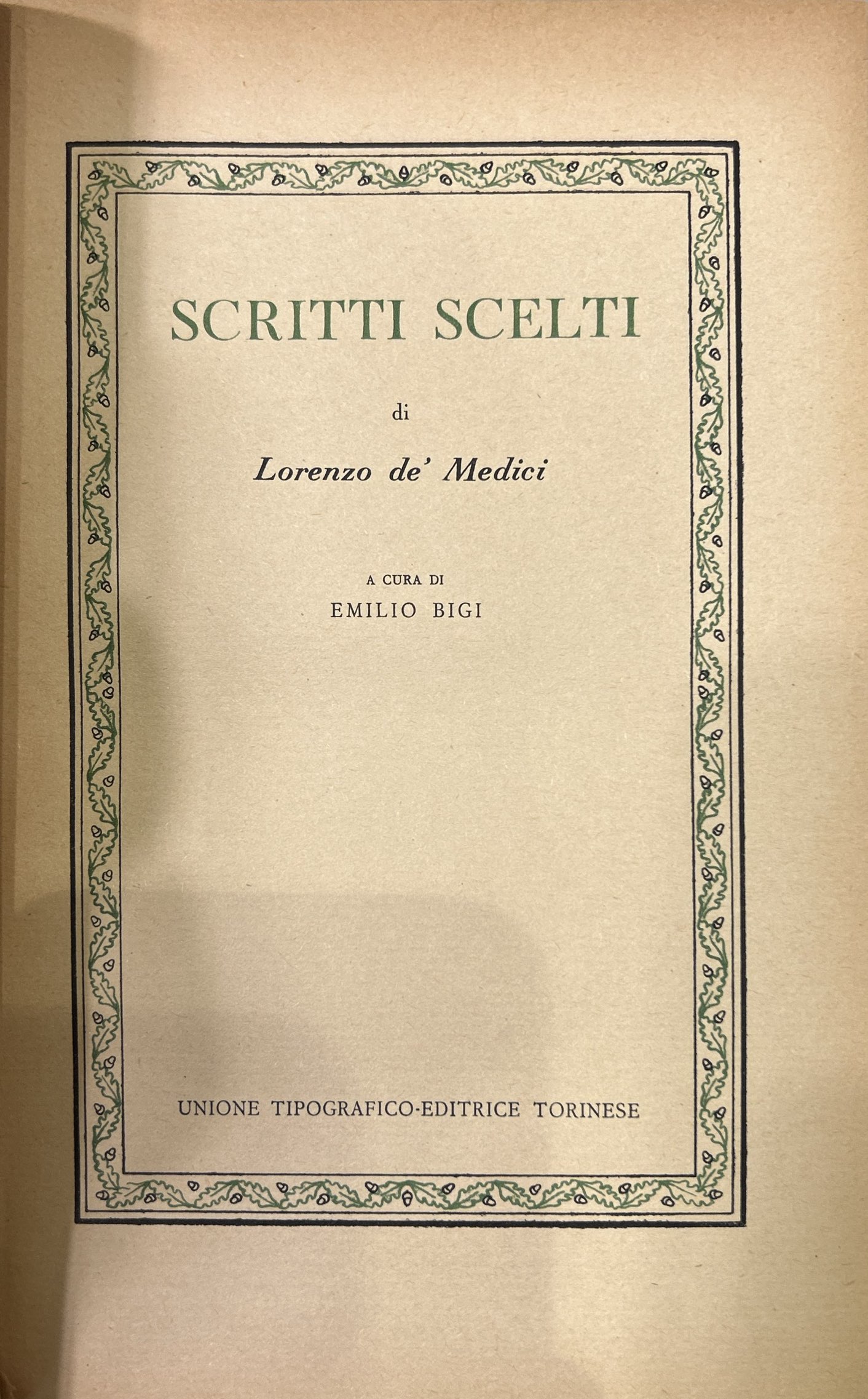 Scritti scelti