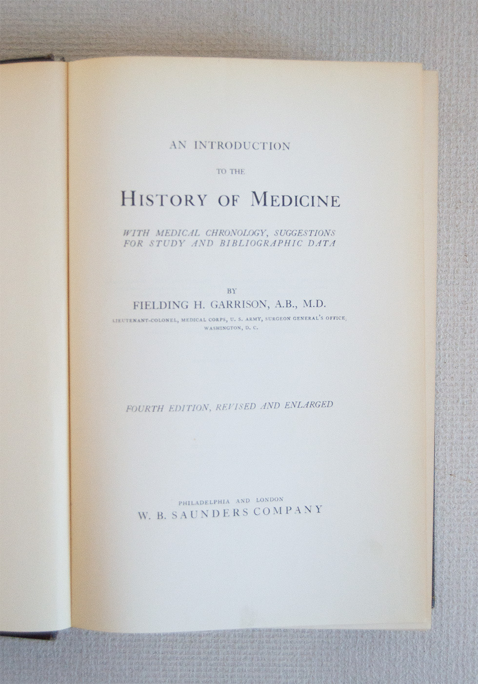 An Introduction to the History of Medicine with Medical Chronology, …