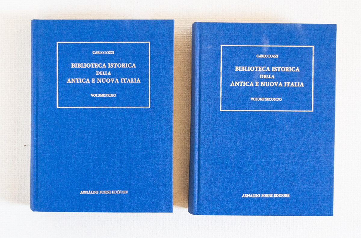 Biblioteca istorica della antica e nuova Italia Saggio di Bibliografia …