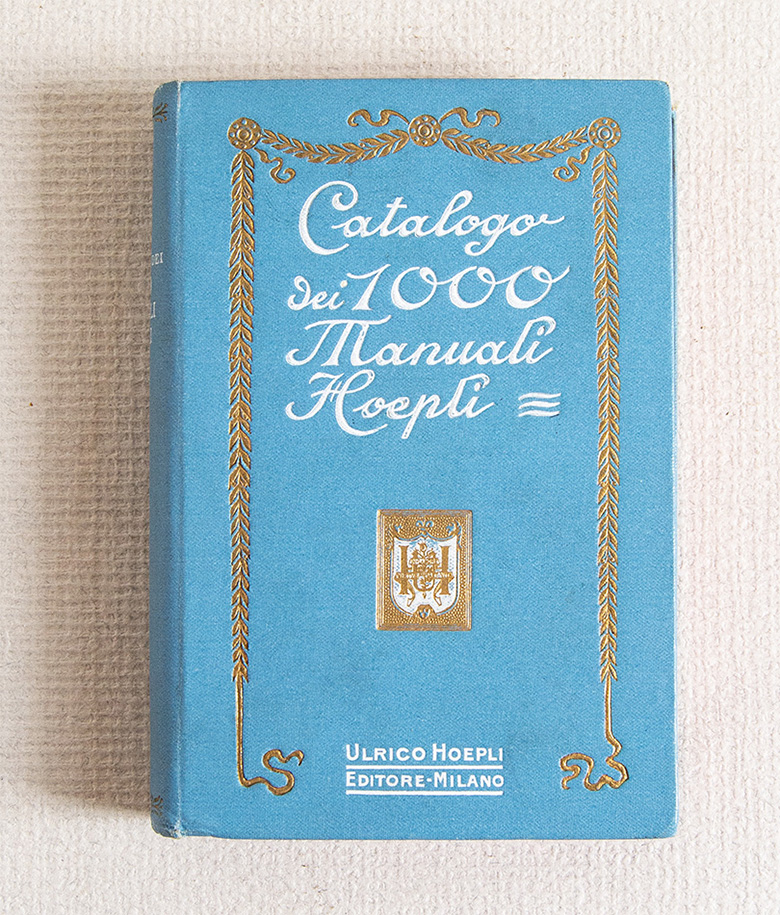 Catalogo completo in ordine alfabetico per autori dei Mille Manuali …