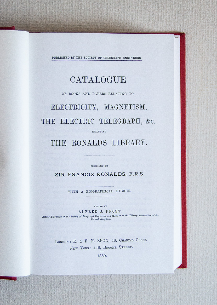Catalogue of Books and Papers relating to electricity, magnetism, the …