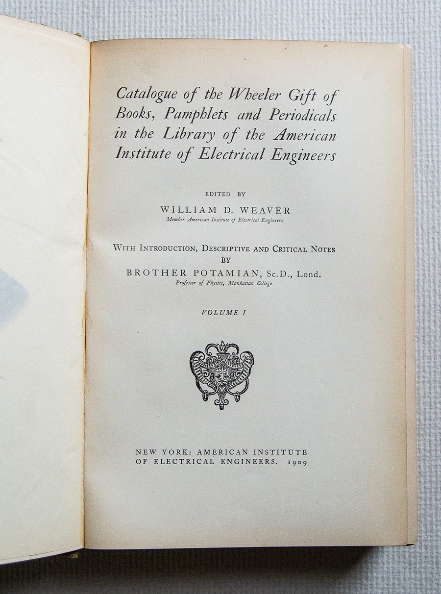 Catalogue of the Wheeler Gift of Books Pamphlet and Periodicals …